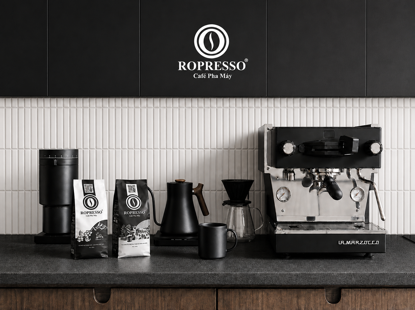 cafe pha máy ropresso