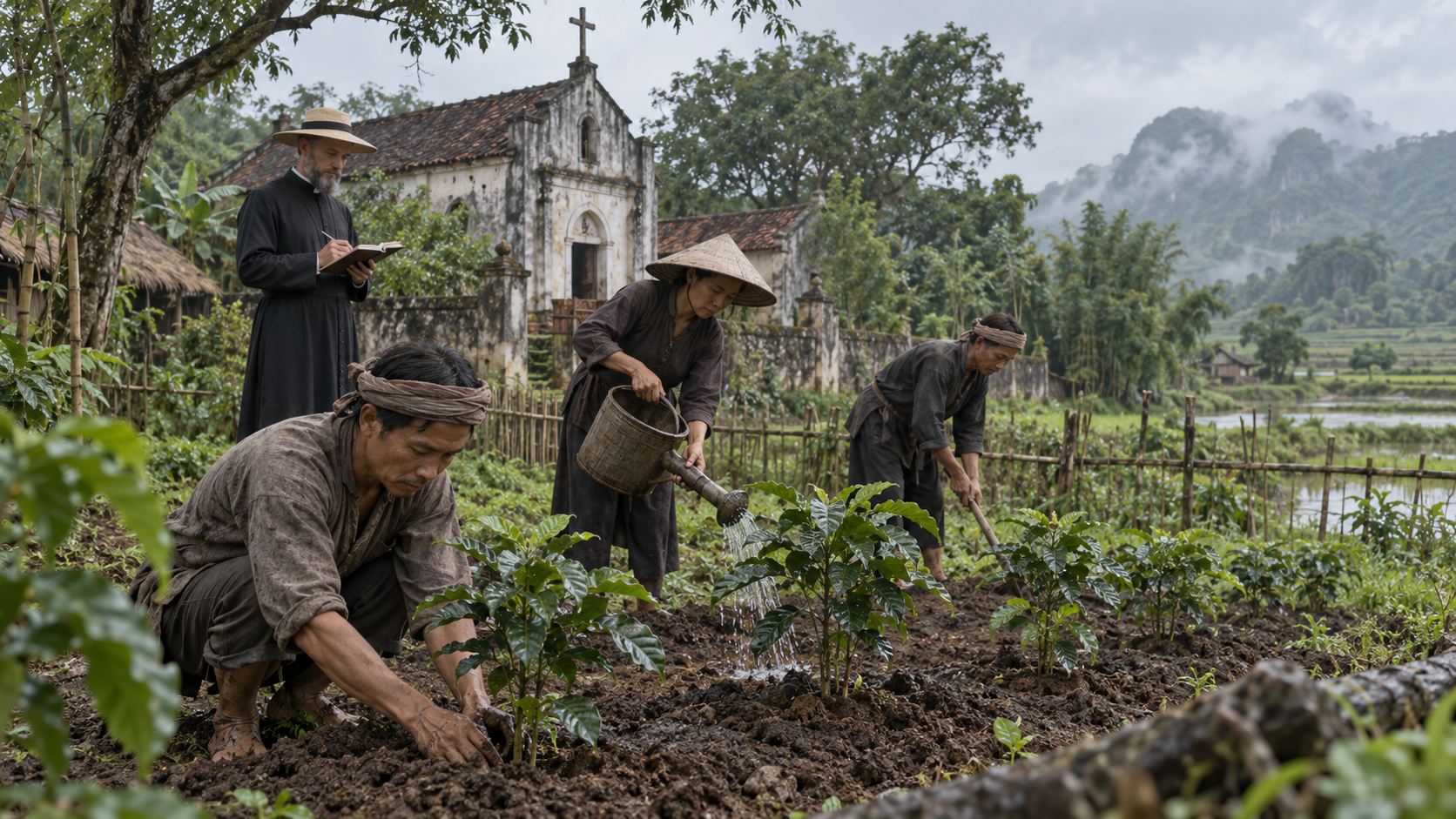 Những cây cà phê đầu tiên được trồng tại Việt Nam