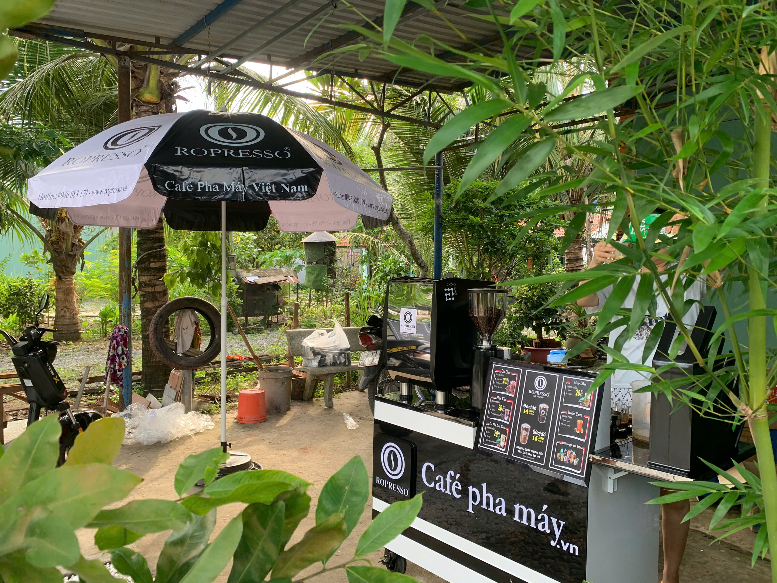 Combo trọn gói - Xe quầy Cafe pha máy - Gói khởi nghiệp - Ảnh 3