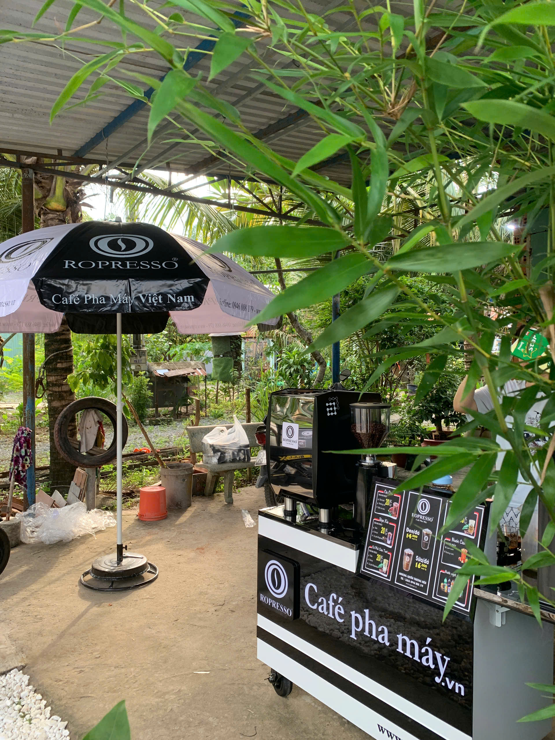 Combo trọn gói - Xe quầy Cafe pha máy - Gói khởi nghiệp - Ảnh 2