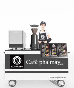 Combo trọn gói - Xe quầy Cafe pha máy 2 Group