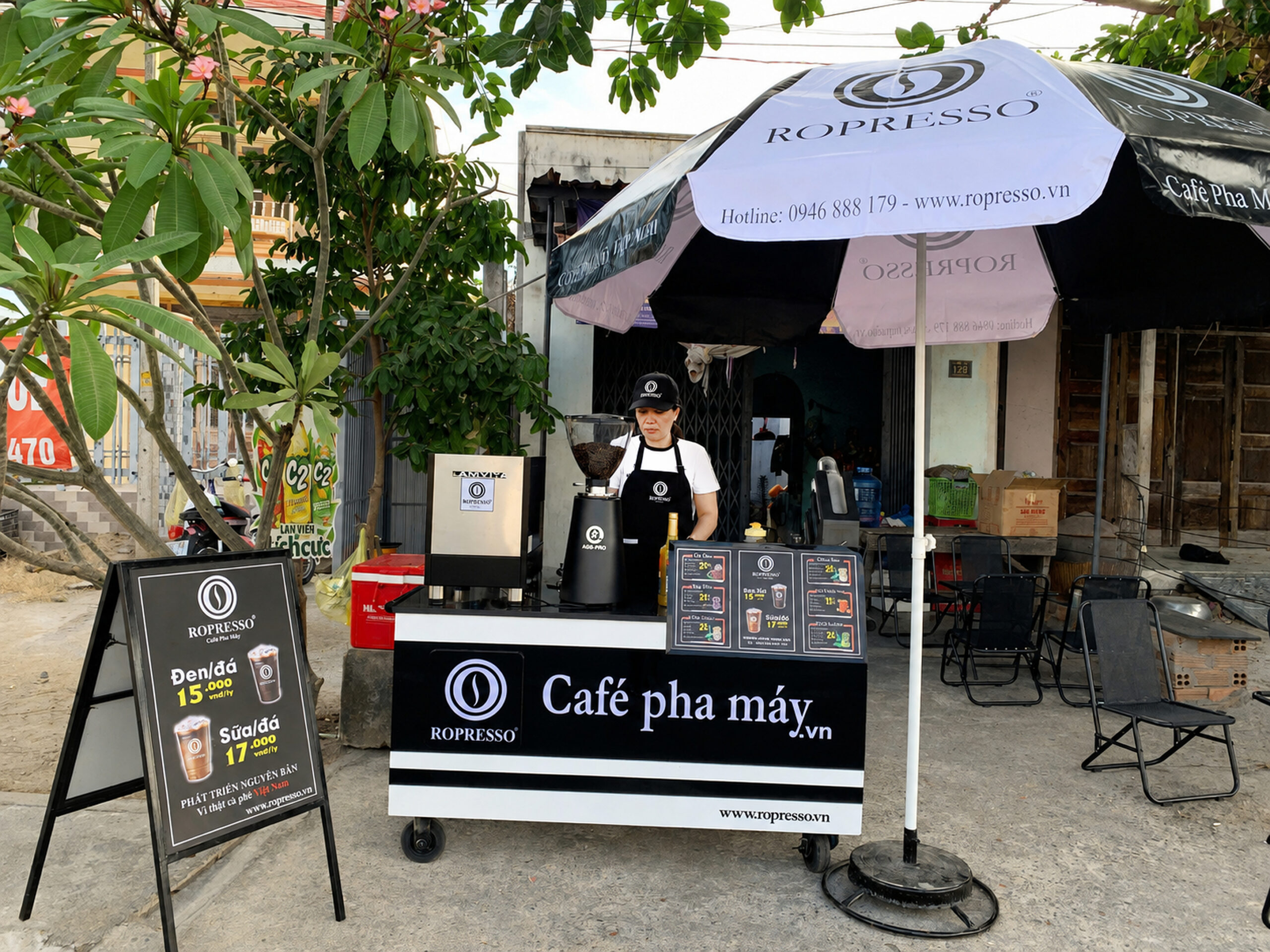 Cafe pha máy Ropresso