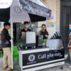 Combo xe quầy cafe pha máy gói Tiêu Chuẩn Ropresso