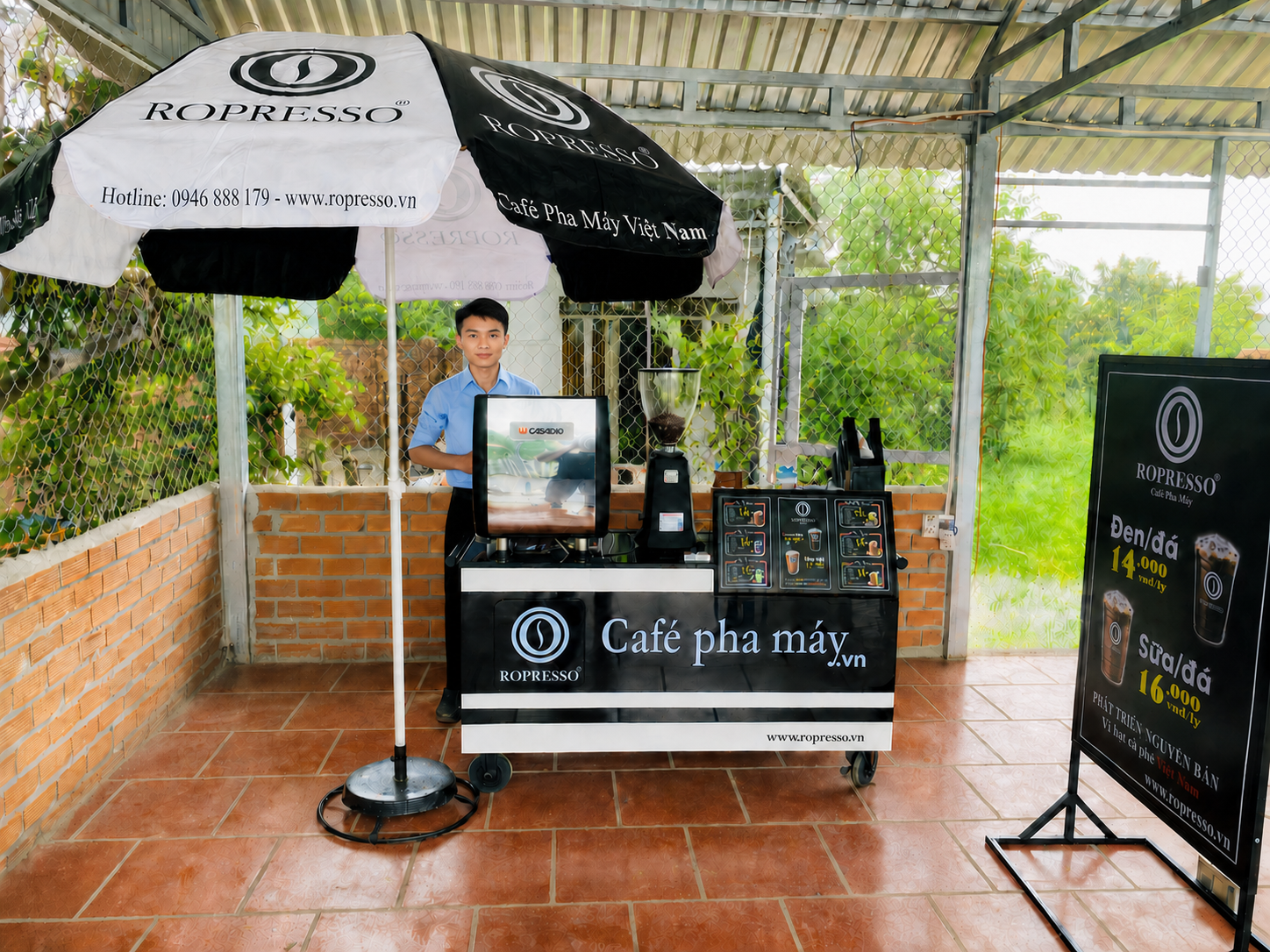 combo xe quầy cafe pha máy ropresso-2