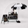 Combo xe quầy cafe pha máy Tiêu Chuẩn Ropresso