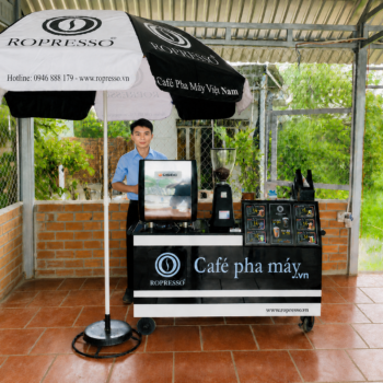 combo xe quầy cafe pha máy gói Chuyên Nghiệp