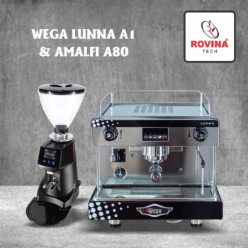 Máy pha cà phê Wega Lunna & Máy xay A80 PRO