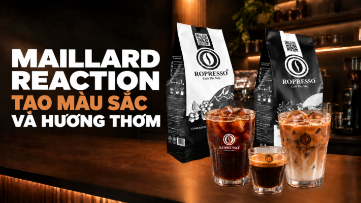 Phản ứng Maillard góp phần tạo màu sắc và hương thơm cà phê