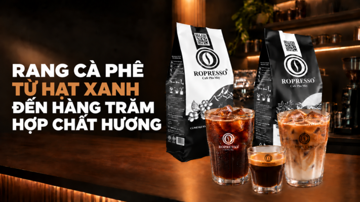 Rang cà phê và hành trình hạt xanh hình thành các hợp chất hương
